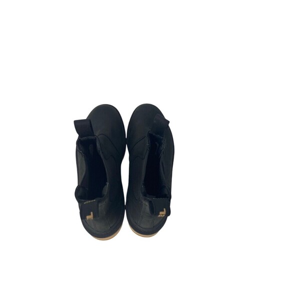 Sorel Chelsea Boots Women's Size 7 Black Leather Pull Tab - Picture 5 of 10